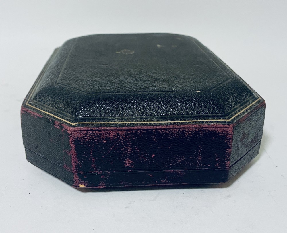 Set of Victorian Silver Salts in Box View XIX