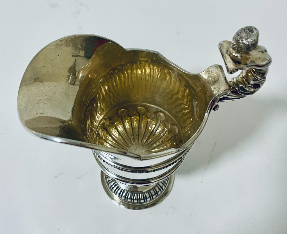 Antique Silver Milk or Cream Jug View XII