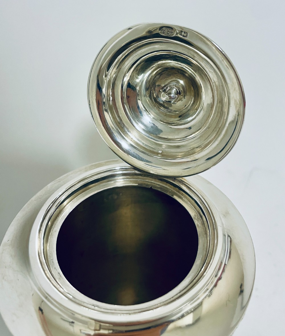 Art Deco Silver Teapot View X