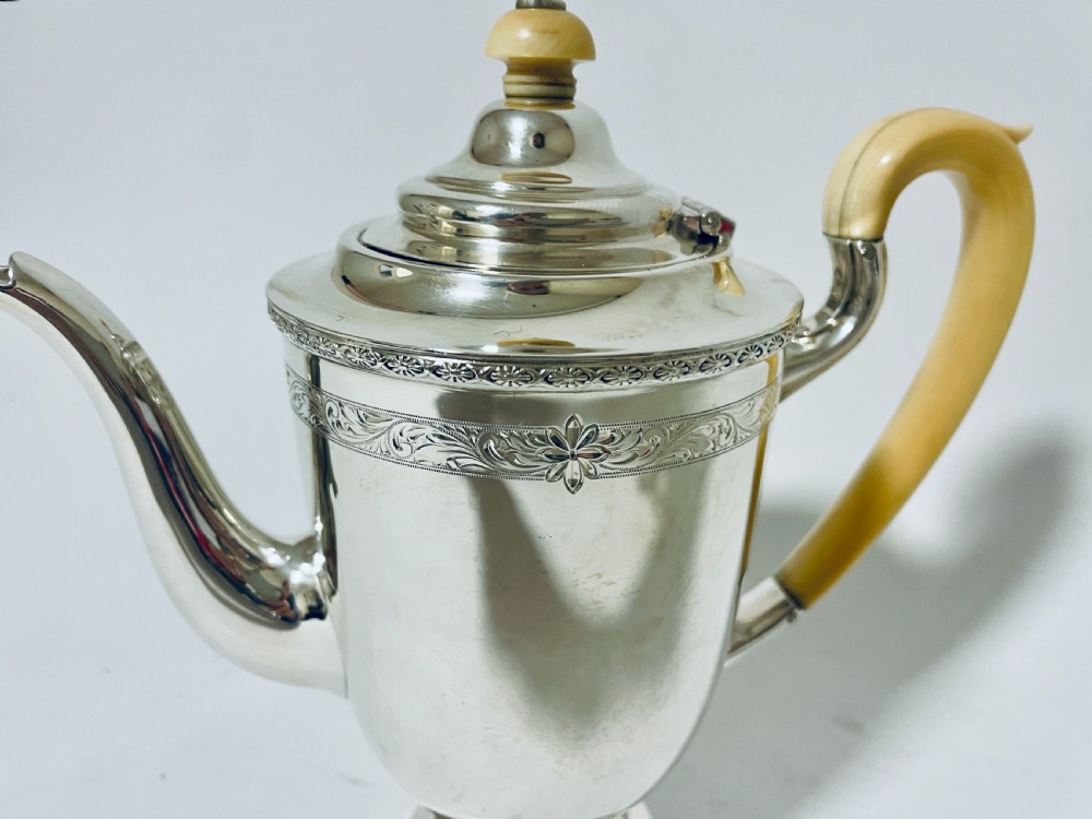 Art Deco Silver Teapot View XIII