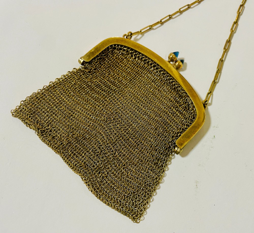 Art Deco Gold Plated Purse View III