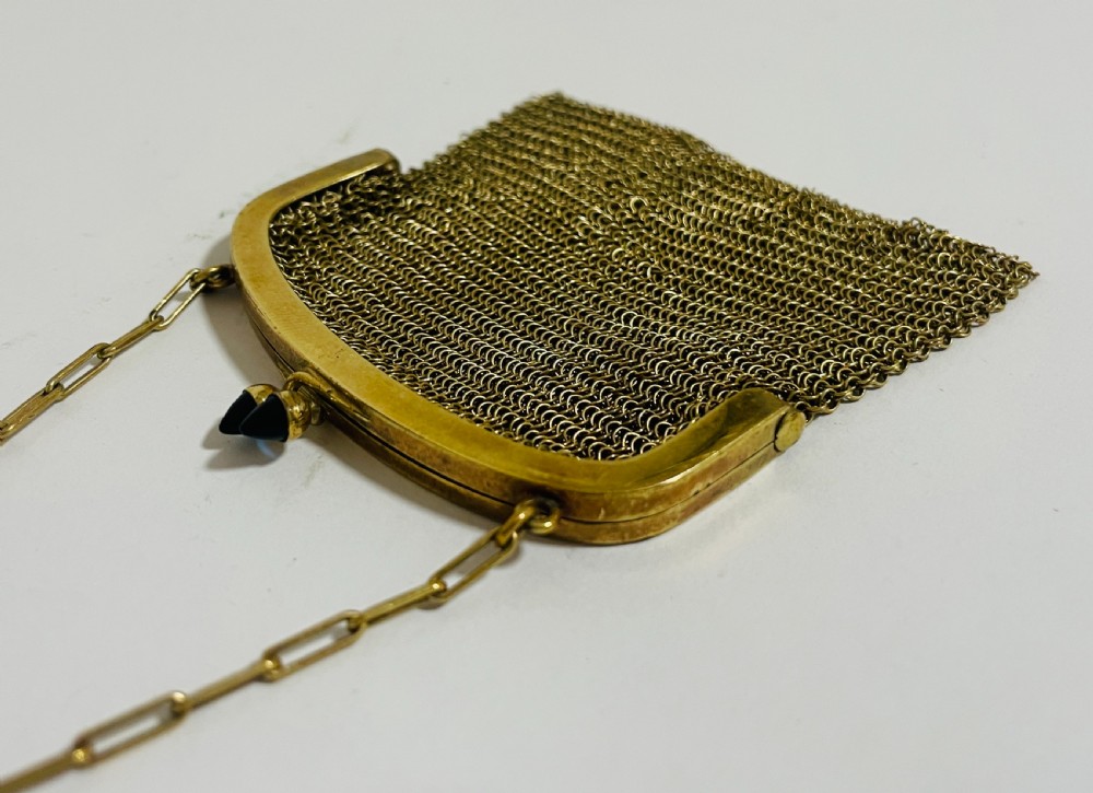 Art Deco Gold Plated Purse View VIII