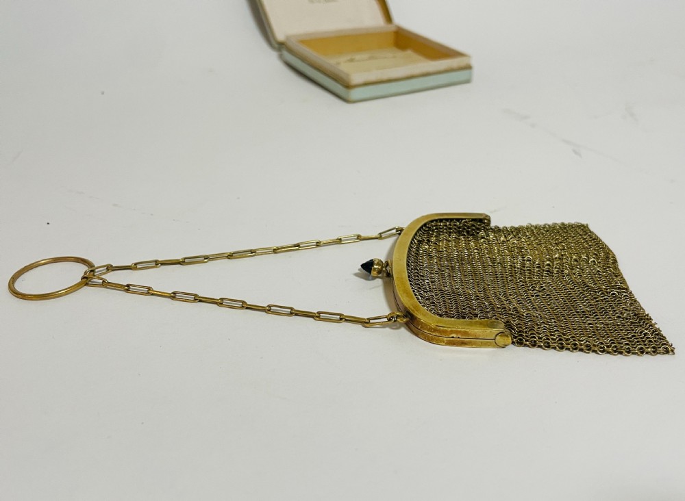 Art Deco Gold Plated Purse View IX