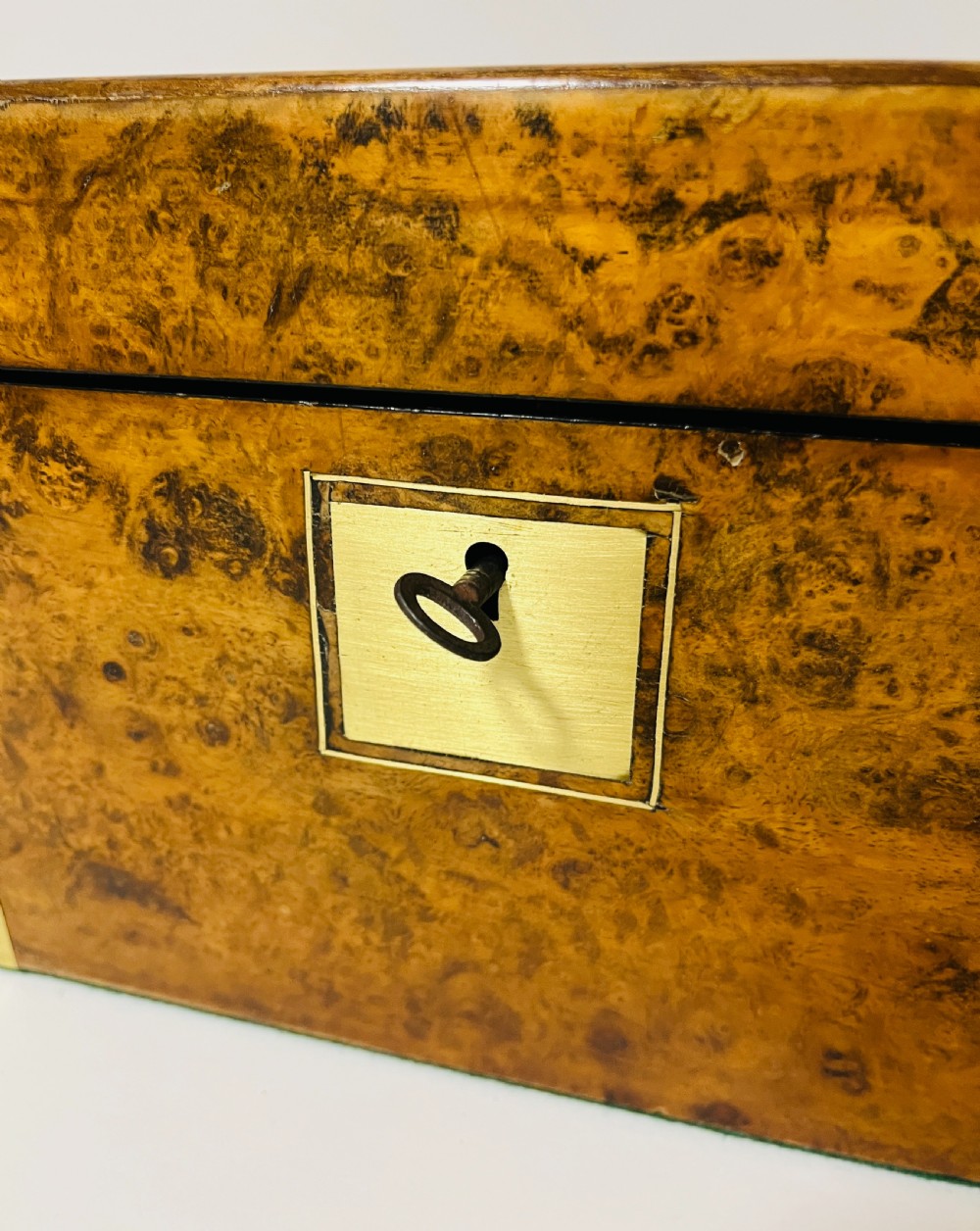 Victorian Burr Walnut Writing Slope with Secret Drawers View III