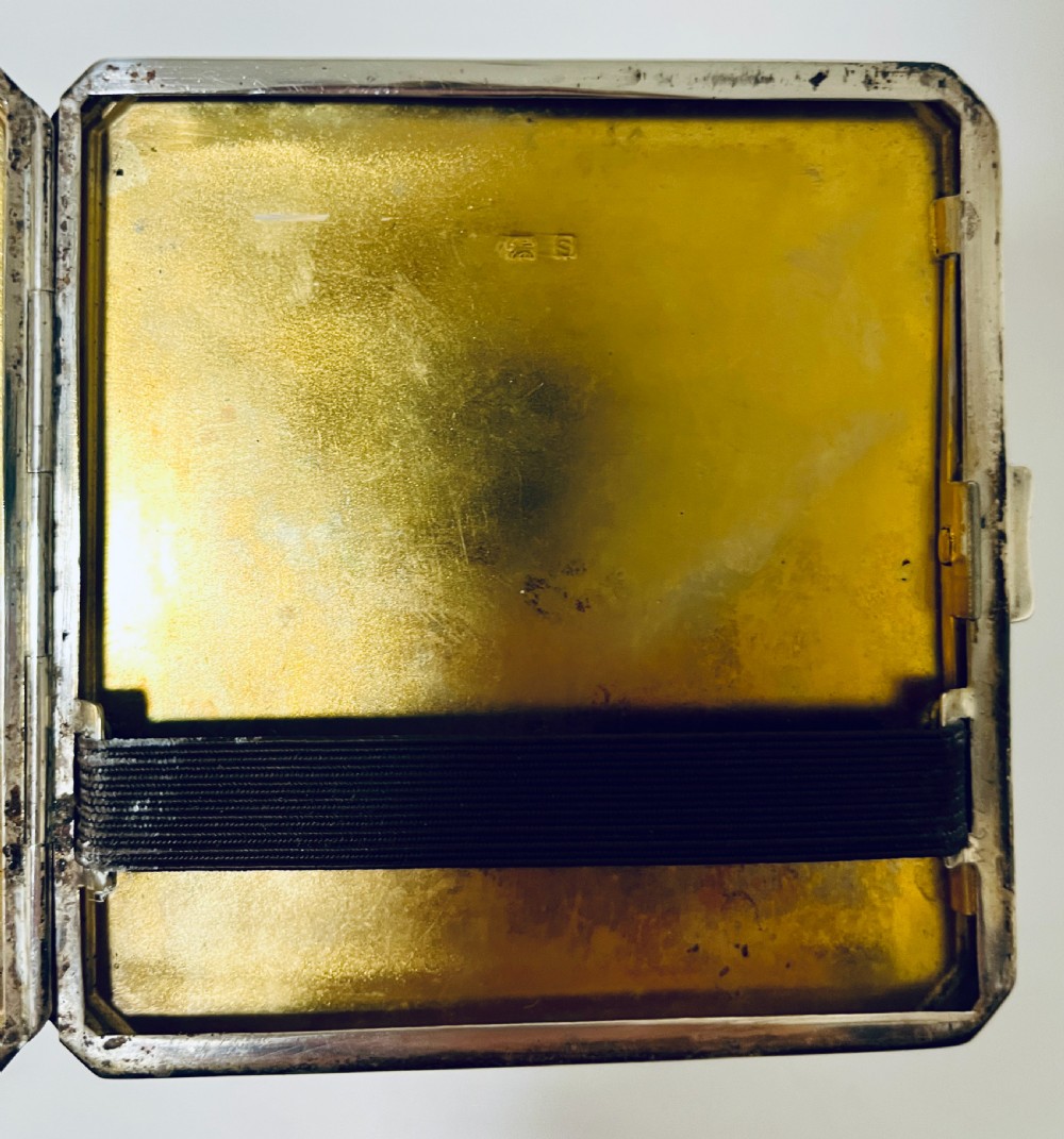 Antique Silver Cigarette Case View X