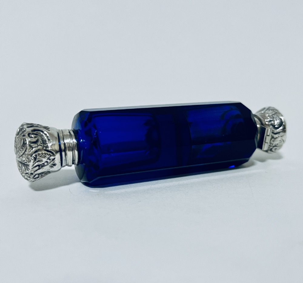 Victorian Silver Double Ended Scent Bottle View IV