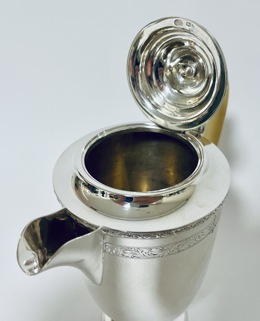 Art Deco Sterling Silver Teapot View XIV