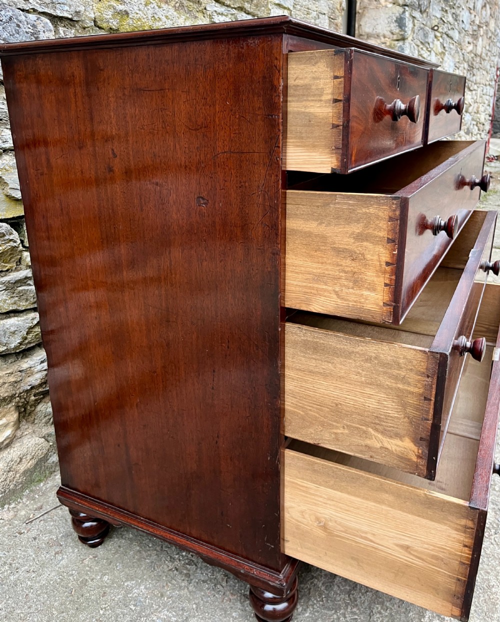 Victorian Mahogany Chest of Drawers View XVII