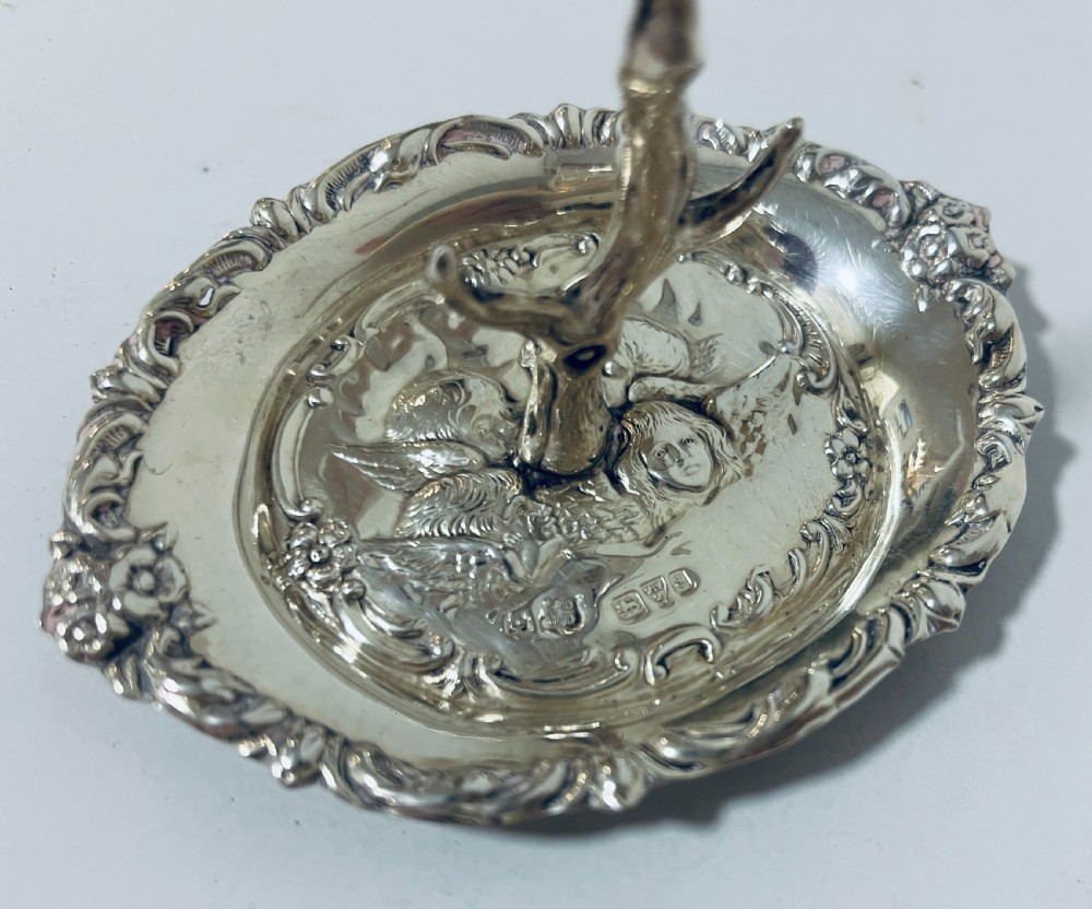Antique Silver Ring Tree View VIII