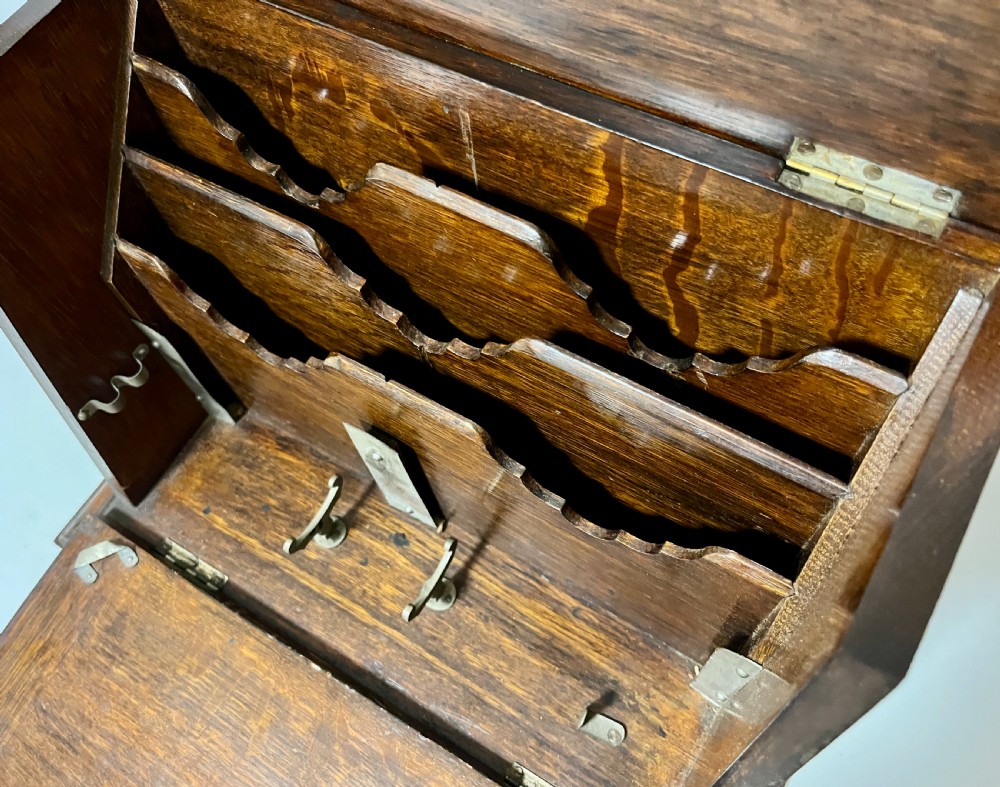 Antique Oak Stationery Cabinet View VII