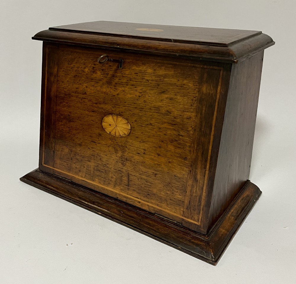 Antique Oak Stationery Cabinet View XIX