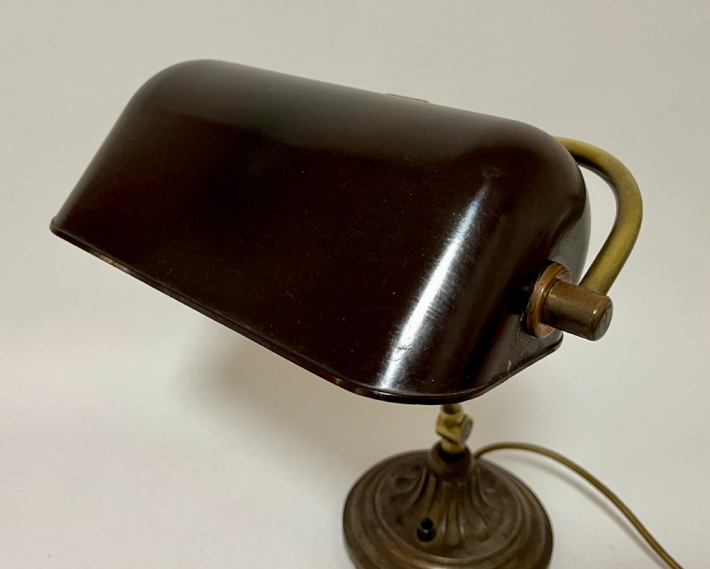 Antique Bankers Lamp View XI