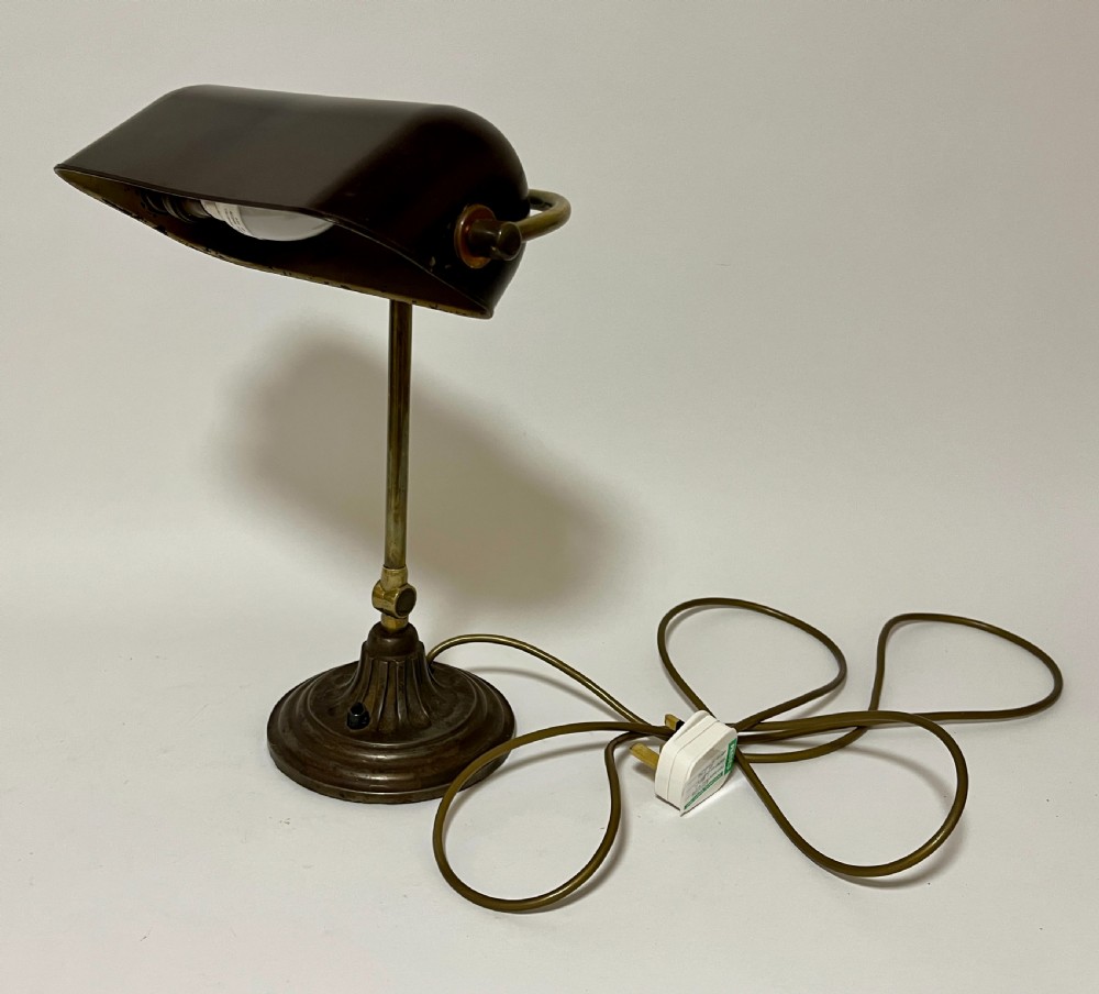 Antique Bankers Lamp View XII