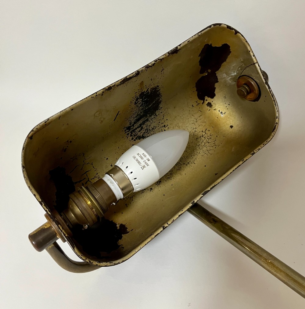 Antique Bankers Lamp View XIV
