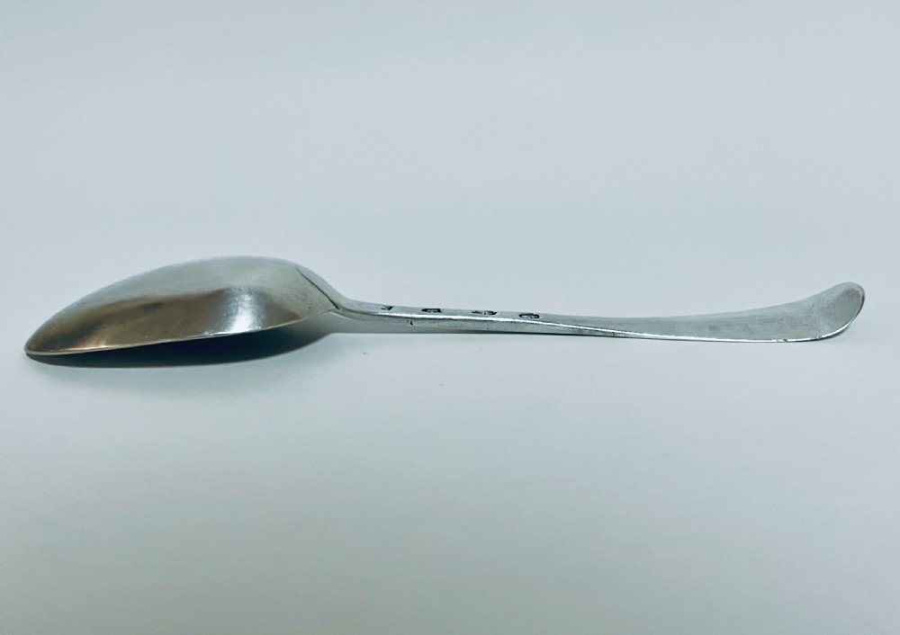 18th Century Irish Silver Serving Spoon View V