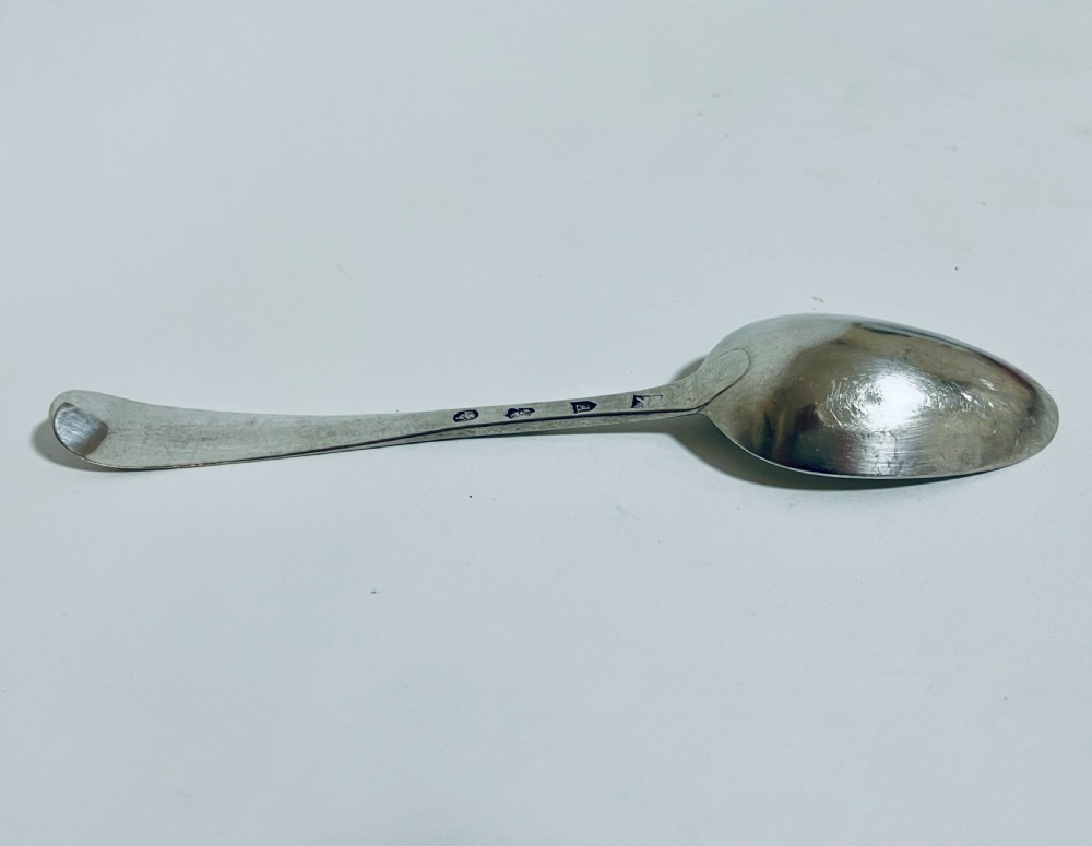 18th Century Irish Silver Serving Spoon View X