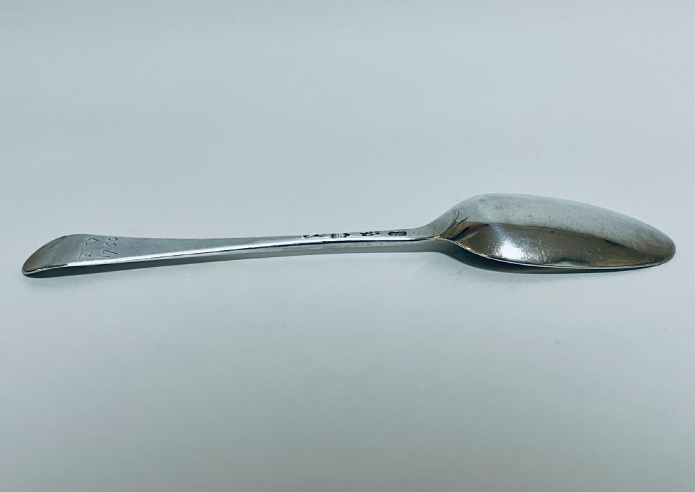 George II Silver Serving Spoon View IX