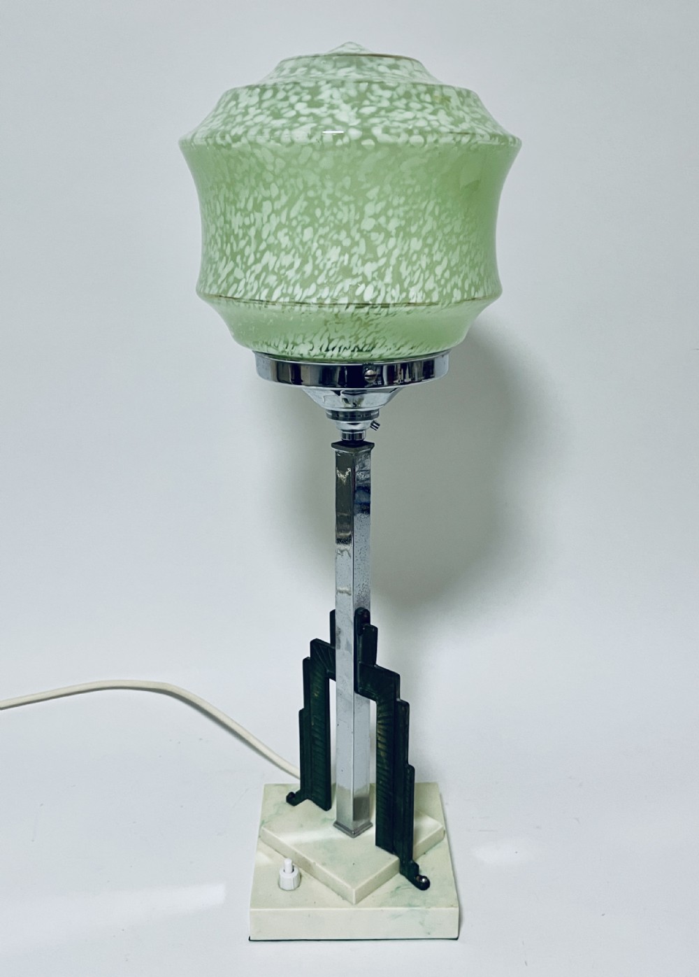 Art Deco Chrome Table Lamp