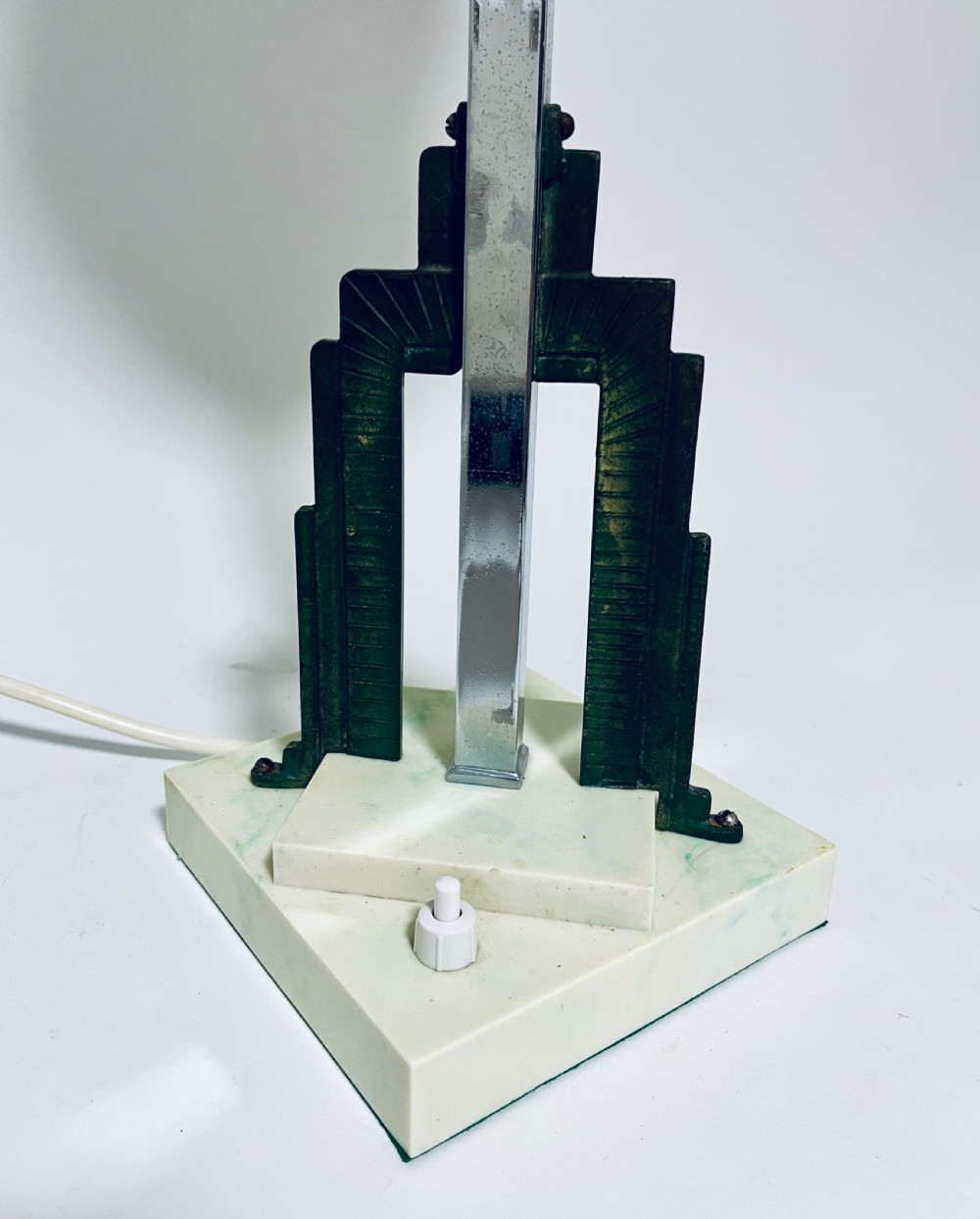 Art Deco Chrome Table Lamp View III