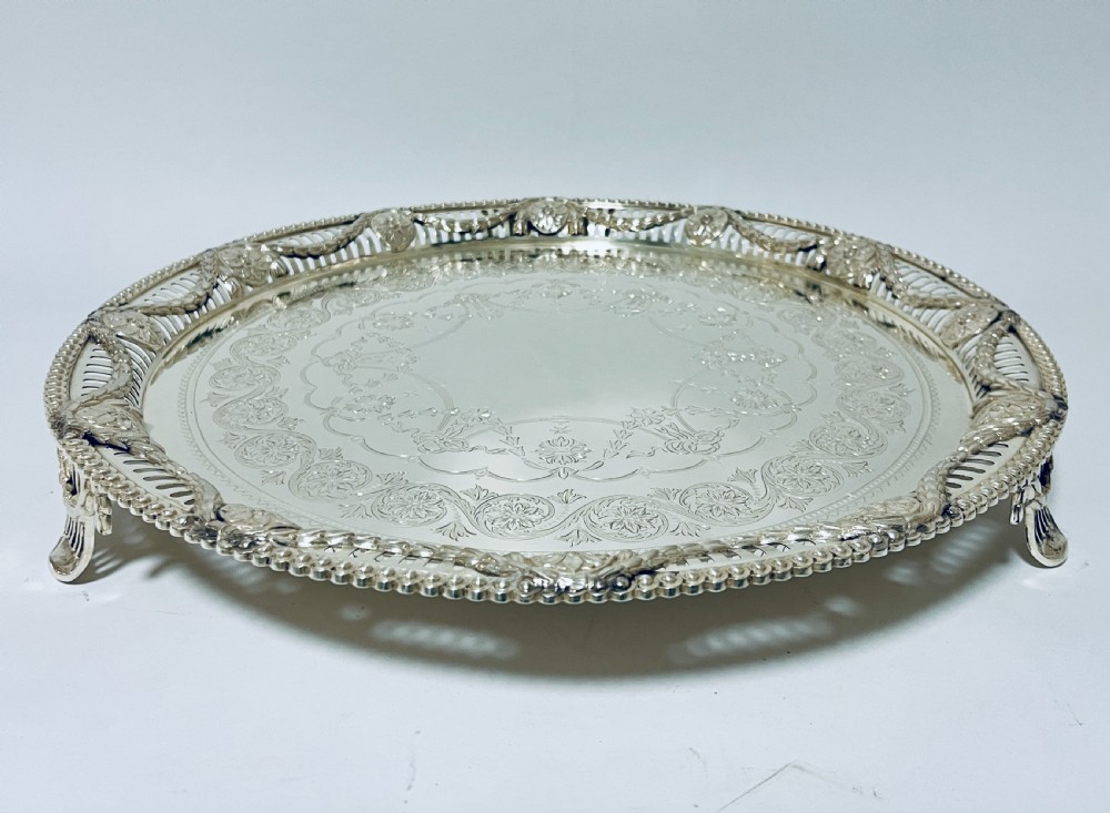 Victorian Silver Salver