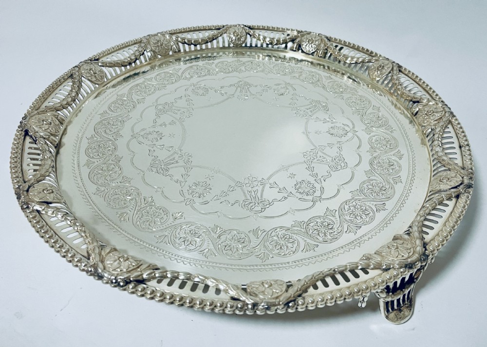 Victorian Silver Salver View III