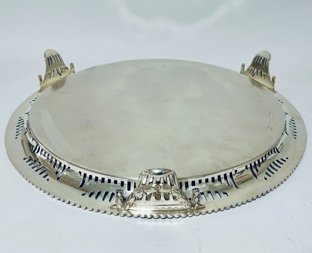 Victorian Silver Salver View VII