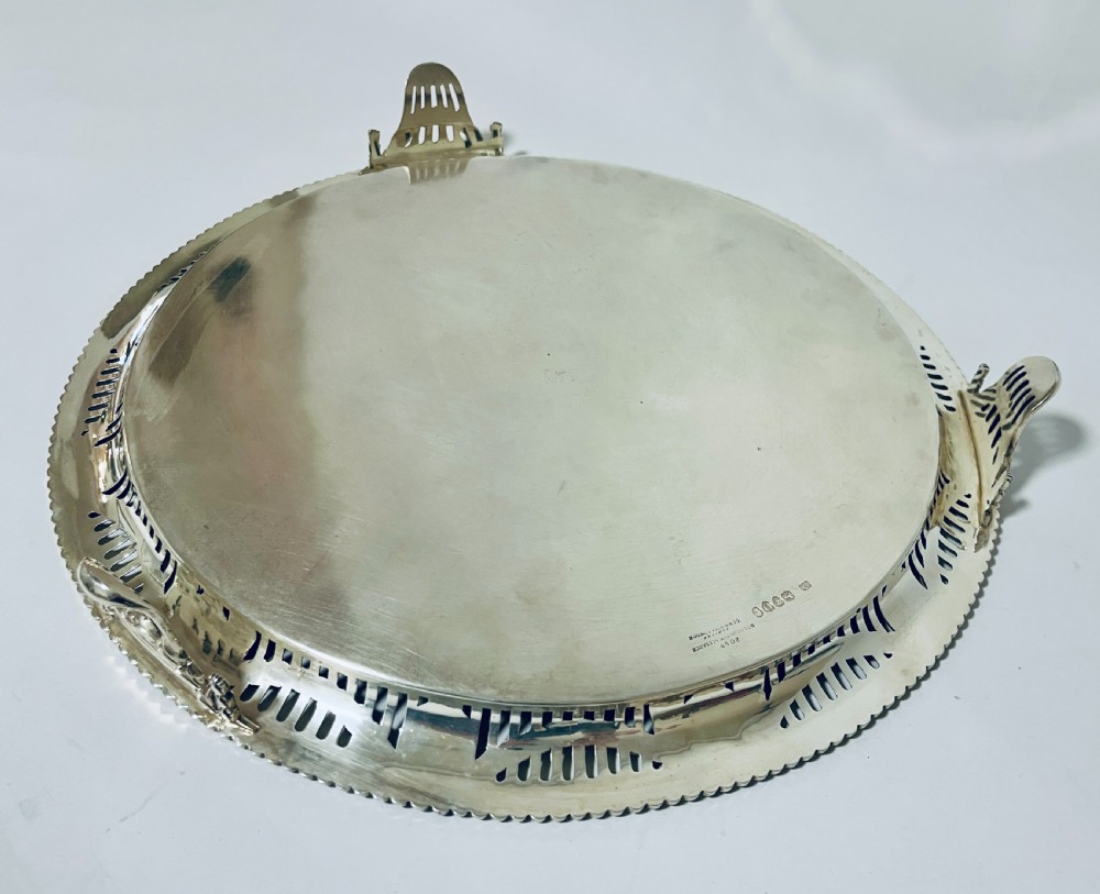 Victorian Silver Salver View X