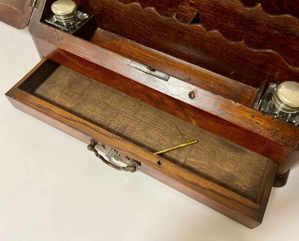 Antique Oak Stationery Cabinet View VI