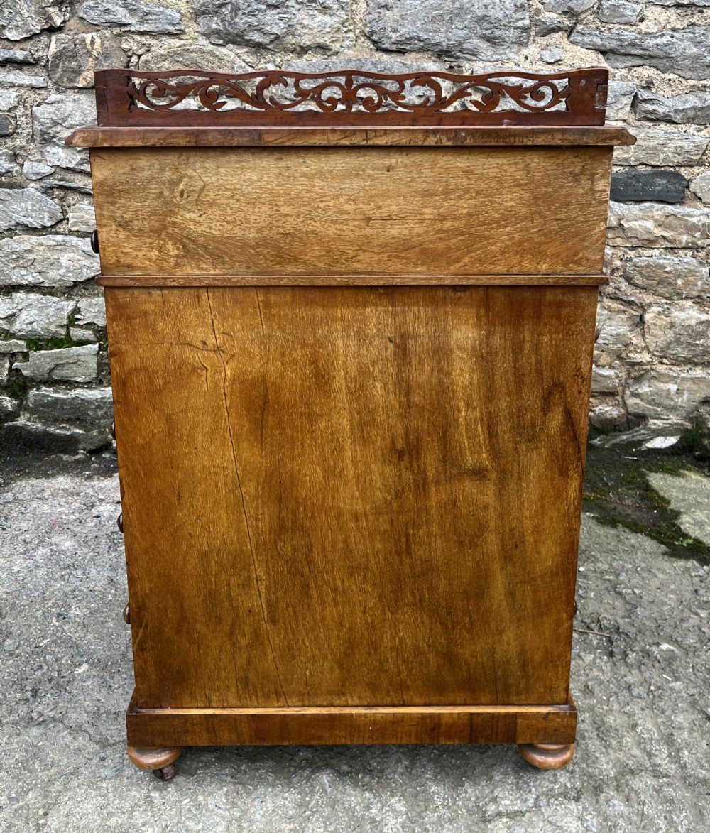Victorian Walnut Davenport View XVIII