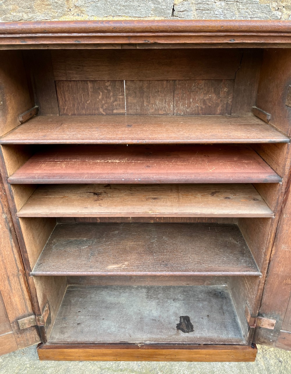Antique Oak Cupboard View X