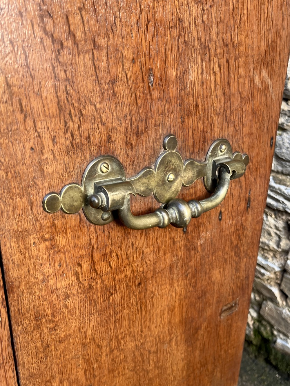 Antique Oak Cupboard View XVIII