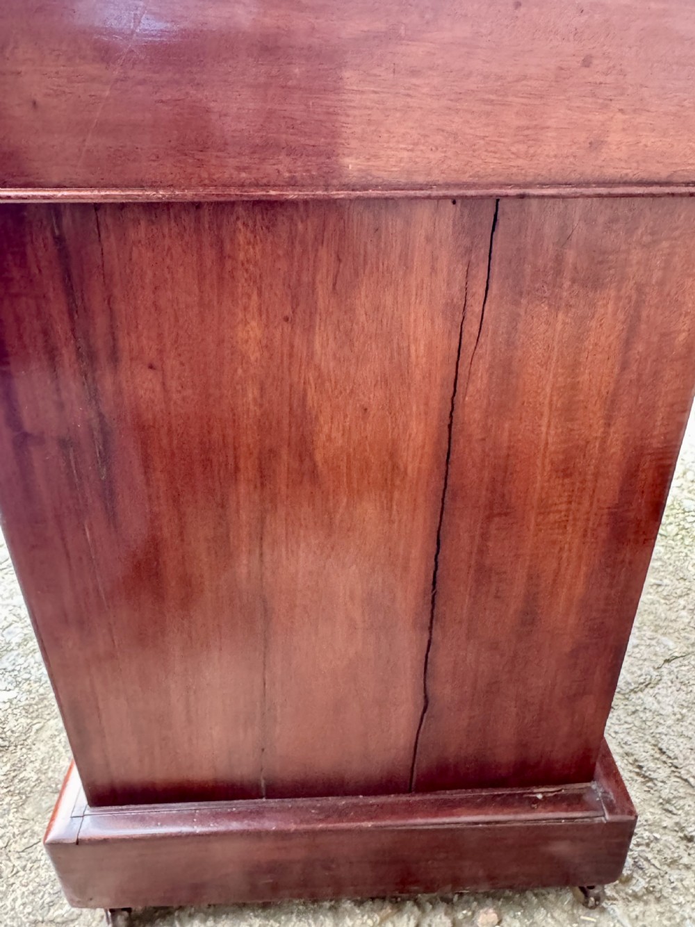 Large Victorian Mahogany Pedestal Desk View XI