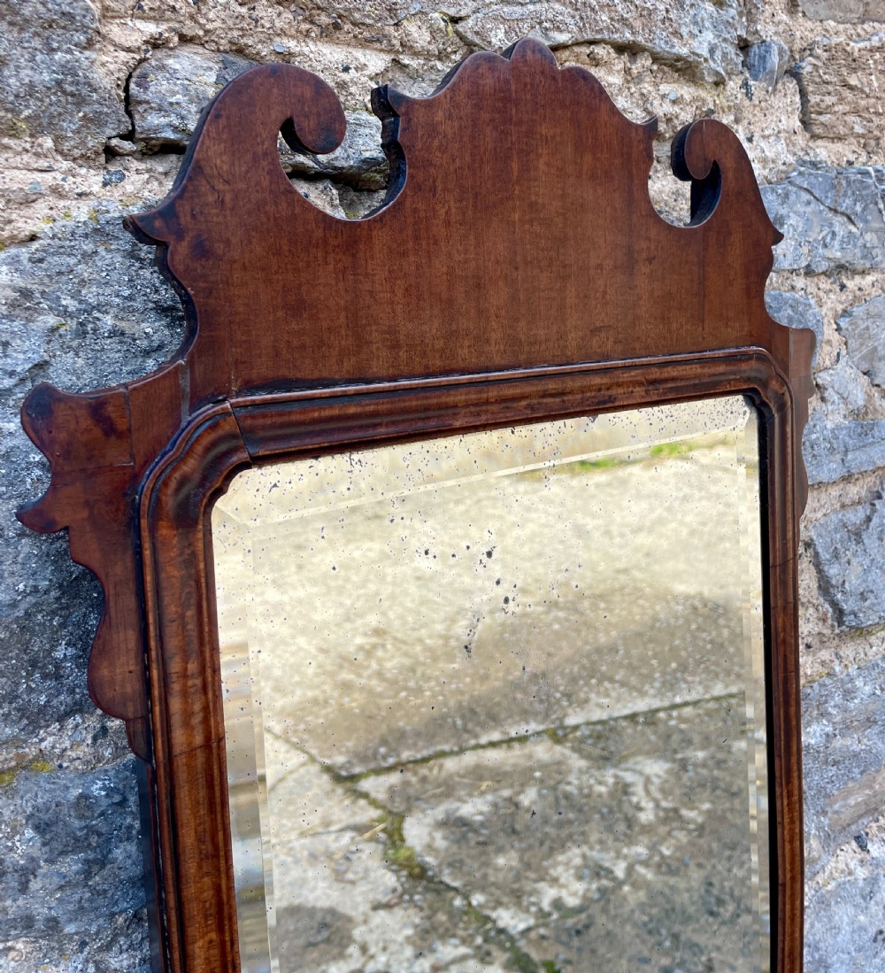 Georgian Mahogany Fretwork Mirror View IV