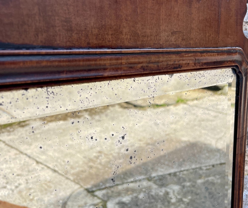 Georgian Mahogany Fretwork Mirror View VII