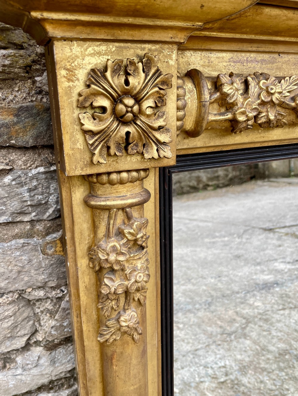 Regency Gilt Overmantel Mirror View III