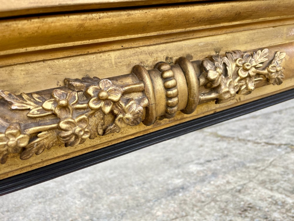 Regency Gilt Overmantel Mirror View VII