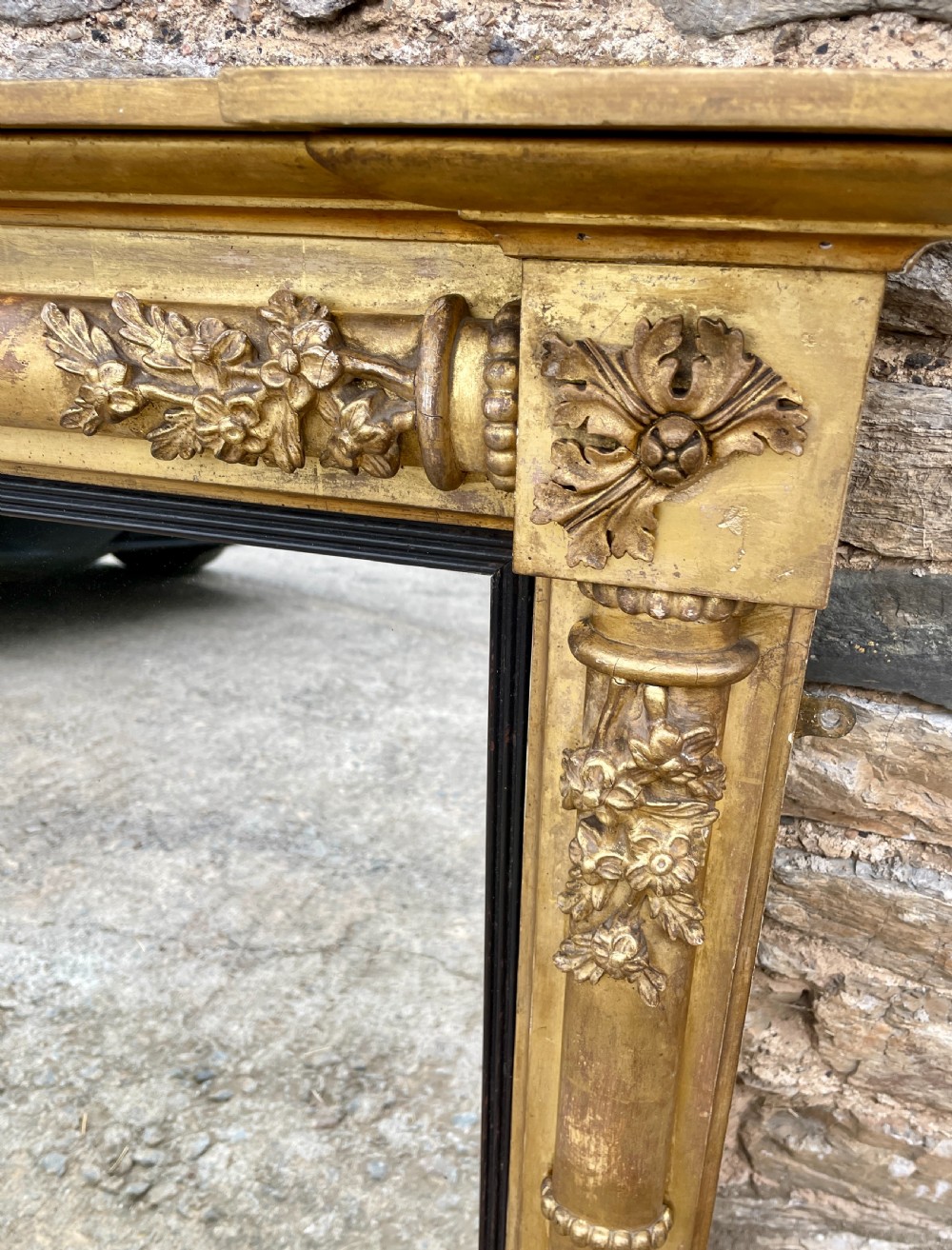 Regency Gilt Overmantel Mirror View VIII
