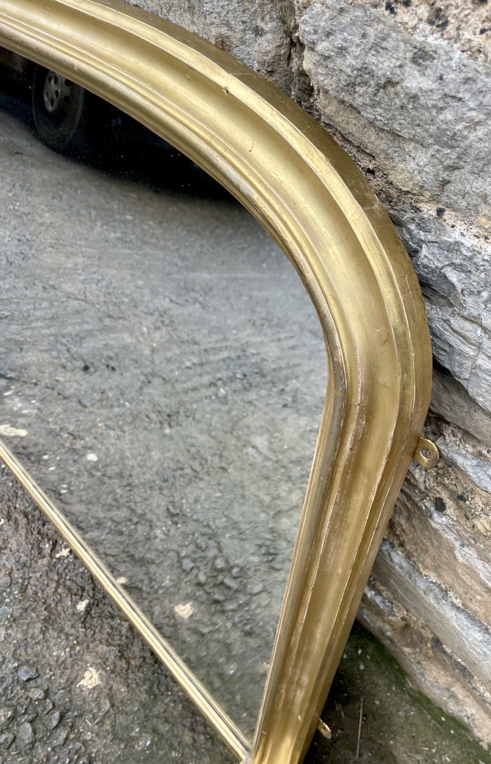 Large Victorian Gilt Overmantel Mirror View VII