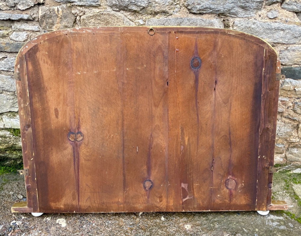 Large Victorian Gilt Overmantel Mirror View X