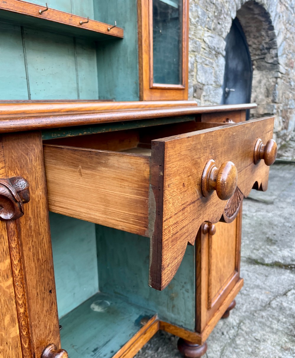 Welsh Oak Dog Kennel Farmhouse Dresser View XX