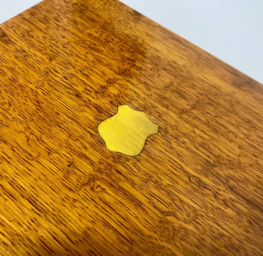 Antique Oak Collectors Box View XIV