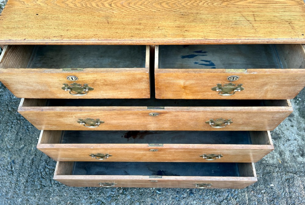 Victorian Ash Chest Of Drawers View XIV