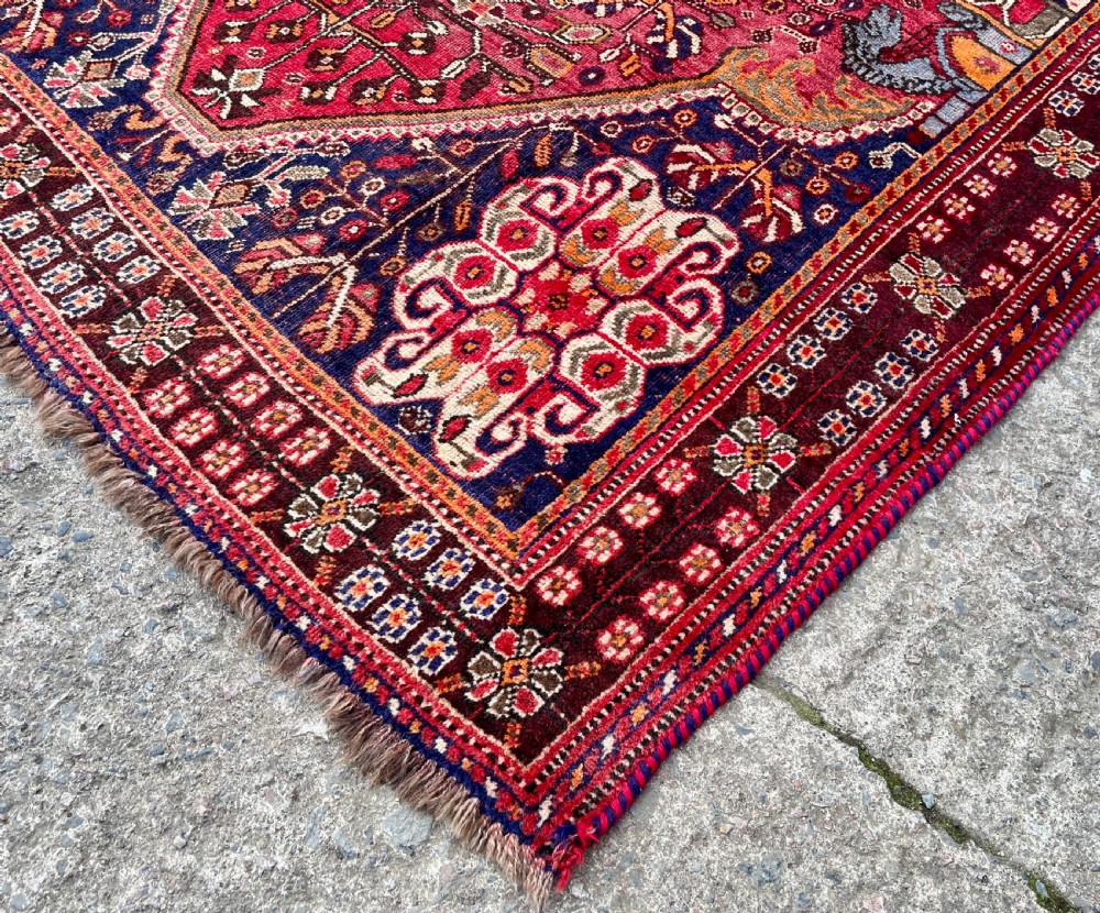 Large Hand Woven Qashqai Rug View IV