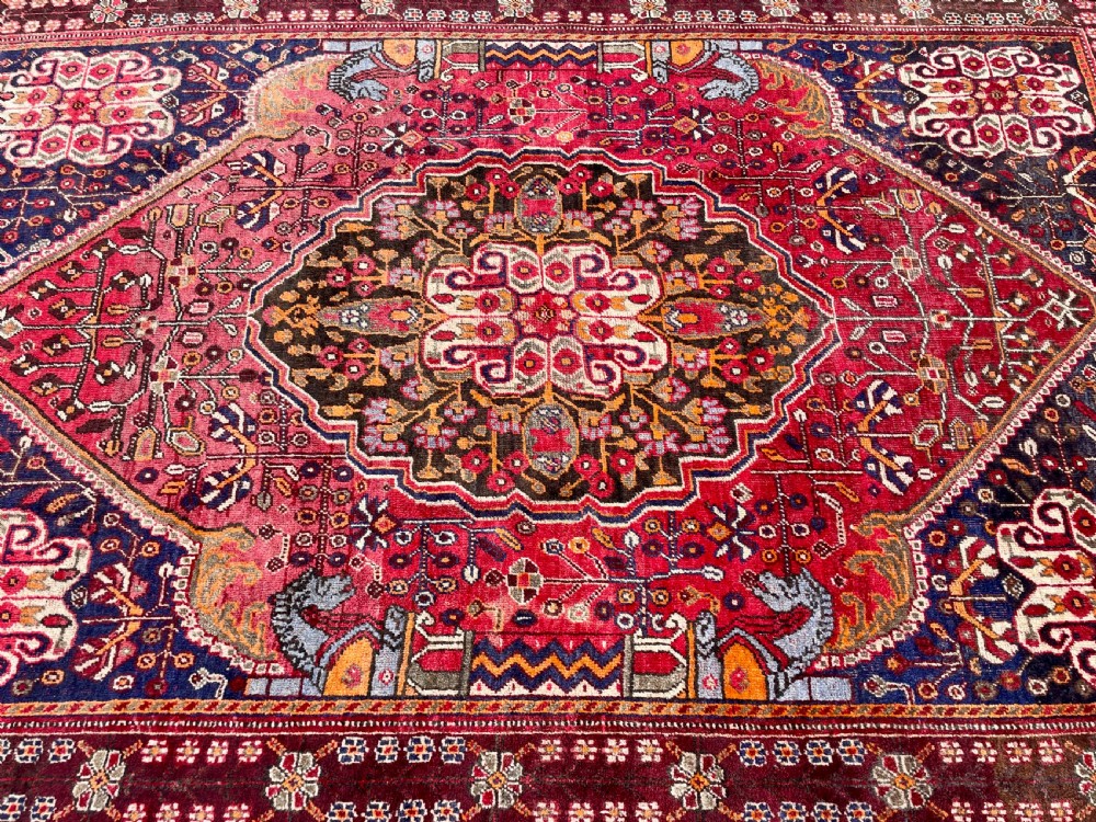 Large Hand Woven Qashqai Rug View V