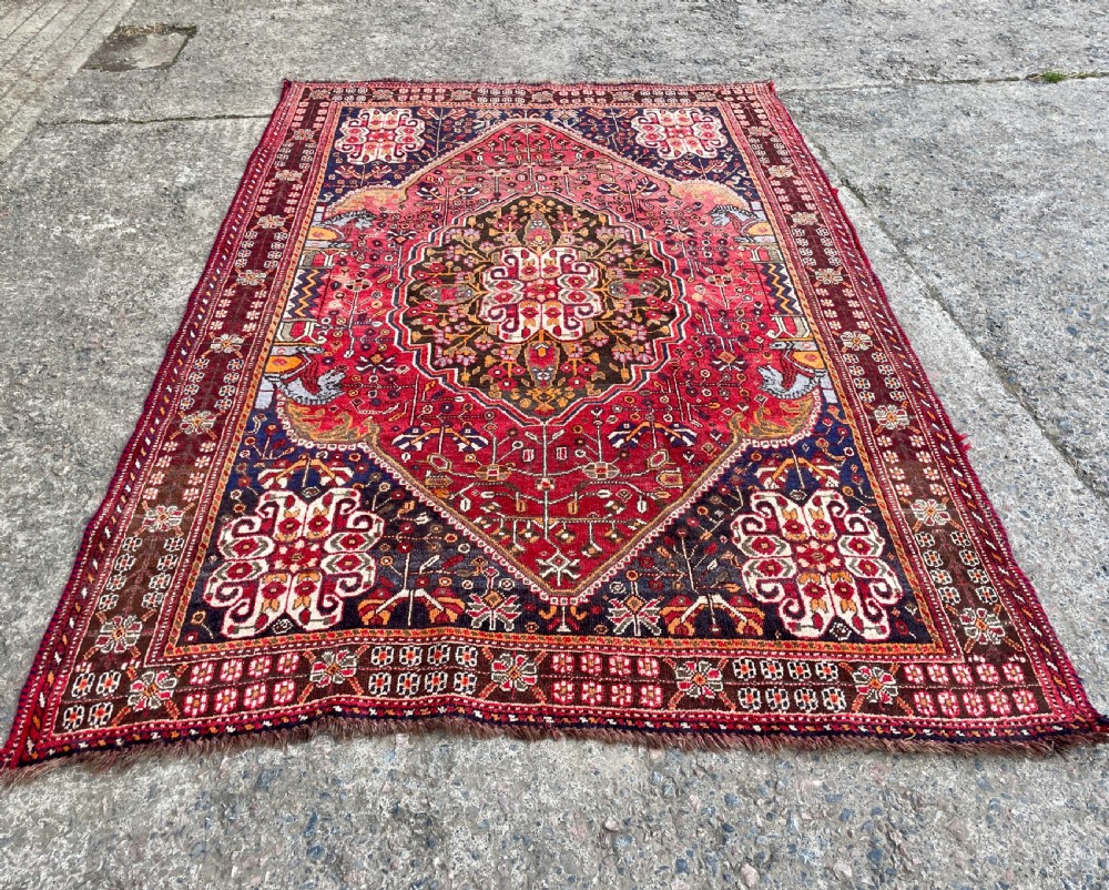 Large Hand Woven Qashqai Rug View VI