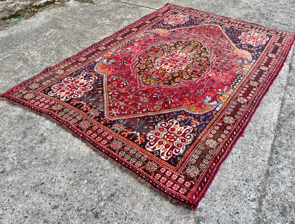 Large Hand Woven Qashqai Rug View VII