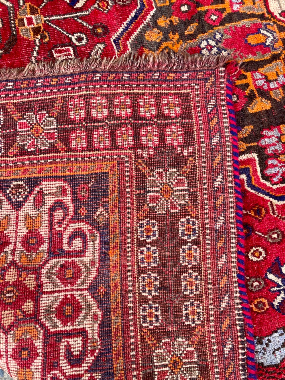 Large Hand Woven Qashqai Rug View X