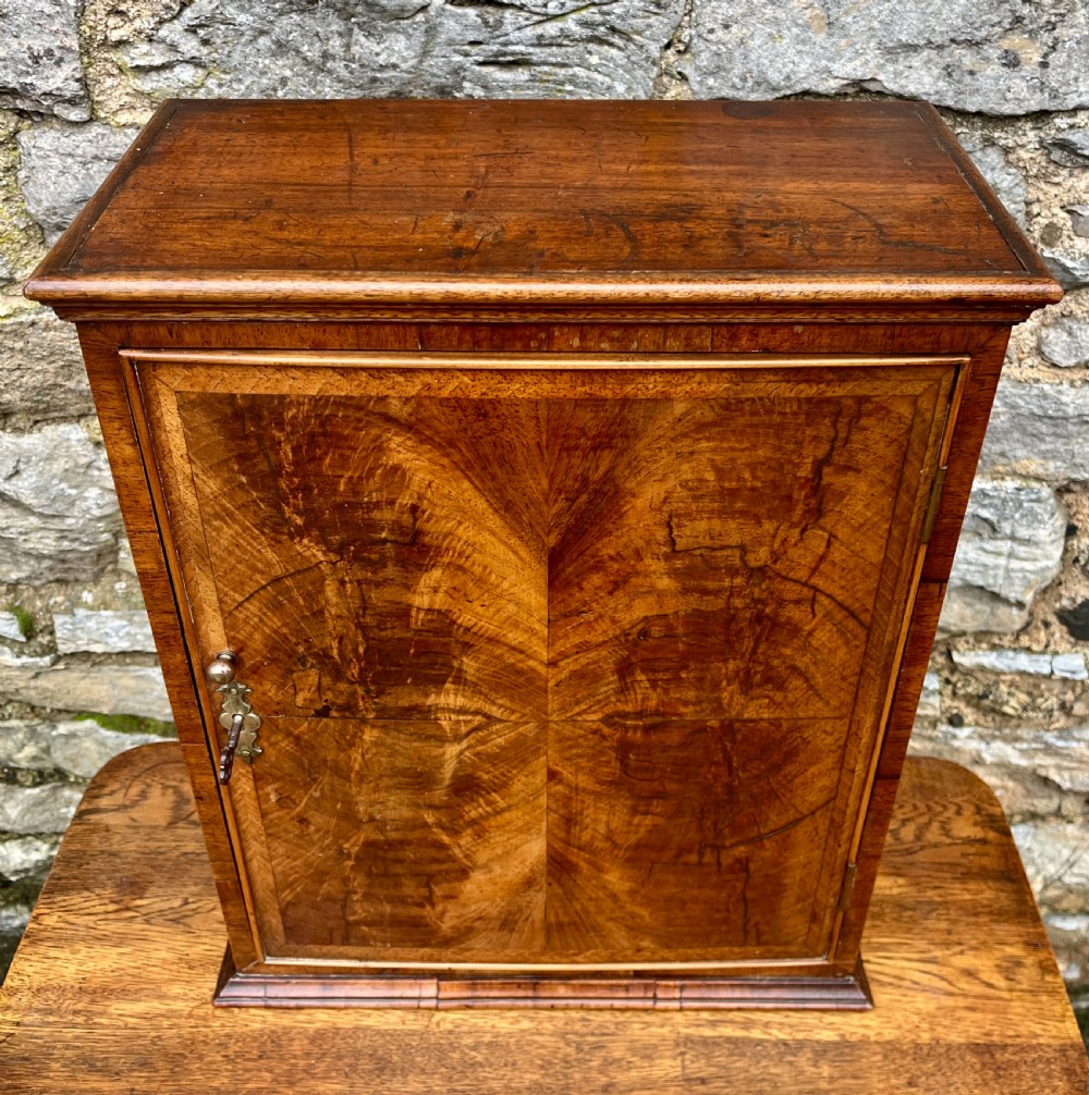 ?Small Antique Walnut Cupboard View II