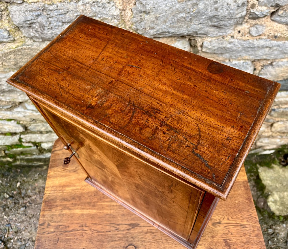 ?Small Antique Walnut Cupboard View VII