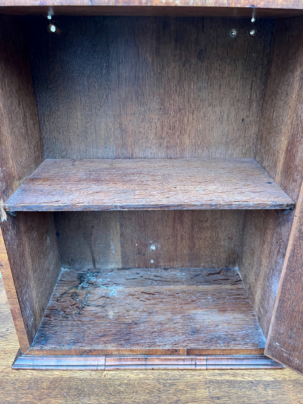 ?Small Antique Walnut Cupboard View VIII